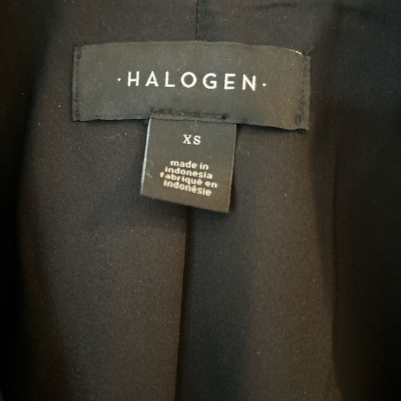 Halogen size XS blazer, suit jacket, classic basic black, EUC - Picture 3 of 3